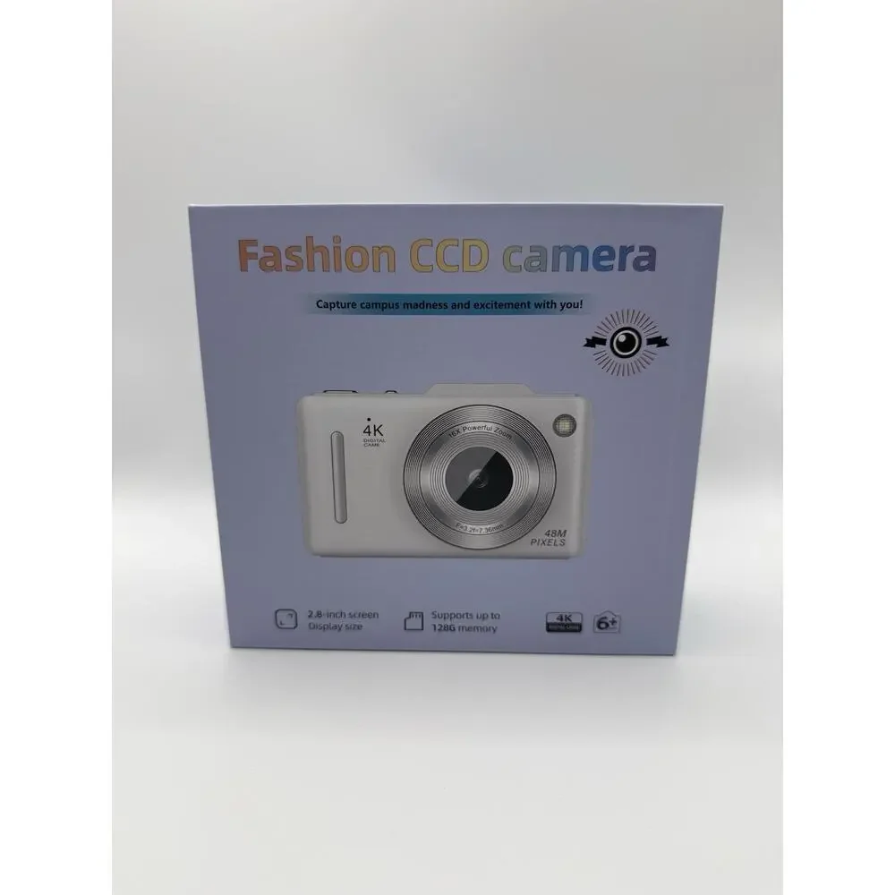 4K Digital Camera w/ Autofocus & 16X Zoom, Anti-Shake, 48MP, 32GB Card, Compact